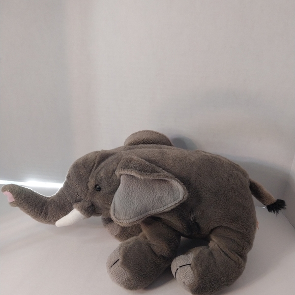 Wild Republic Grey Elephant Stuffed Animal Plush - Picture 6 of 7